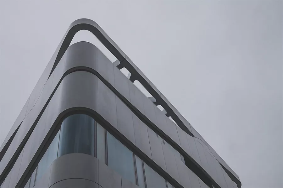 Modern architectural building design concept